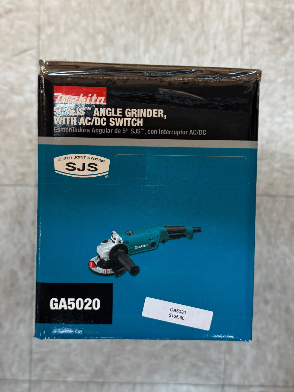 5" SJS ANGLE GRINDER, WITH AC/DC SWITCH