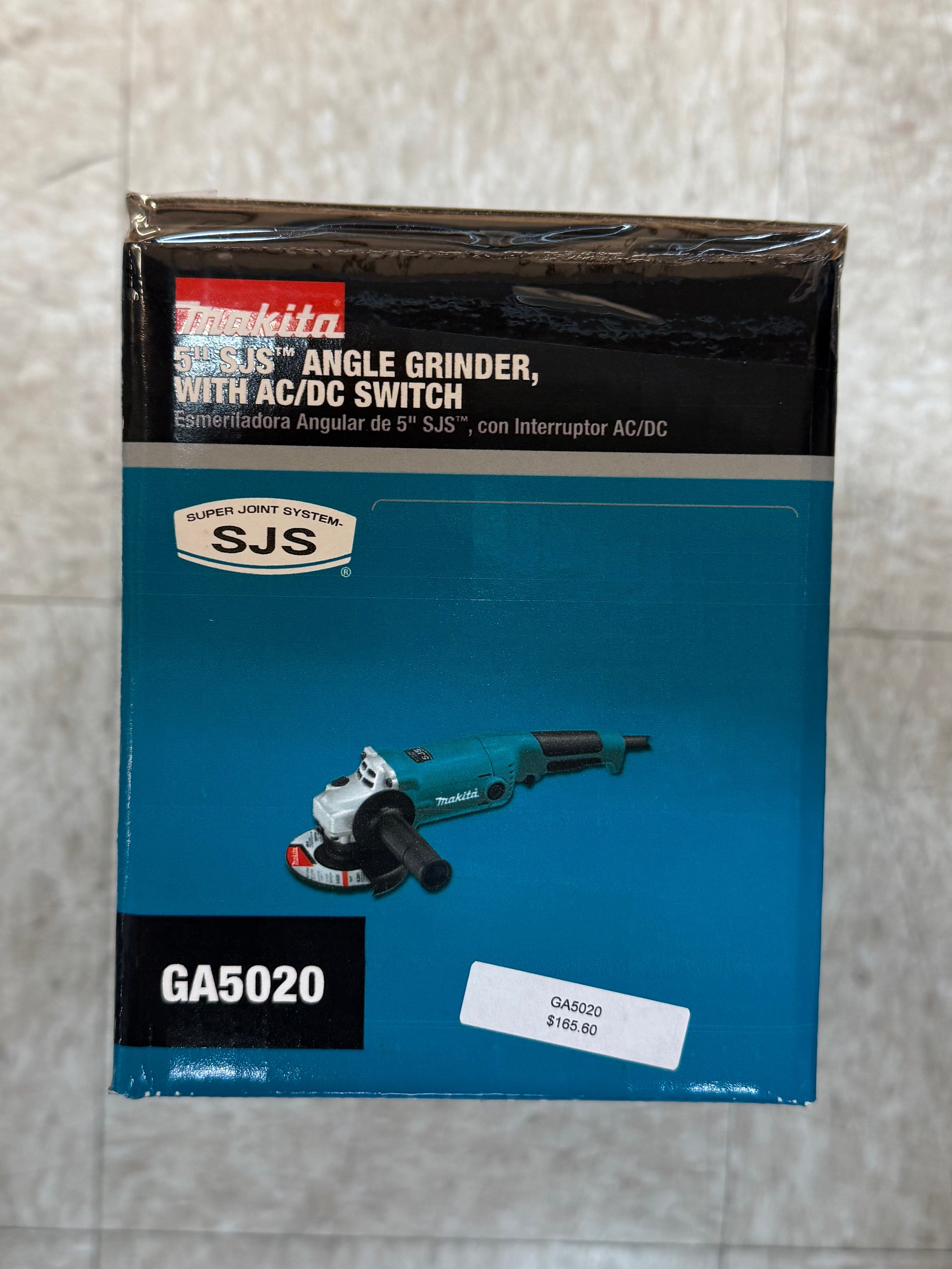 5" SJS ANGLE GRINDER, WITH AC/DC SWITCH