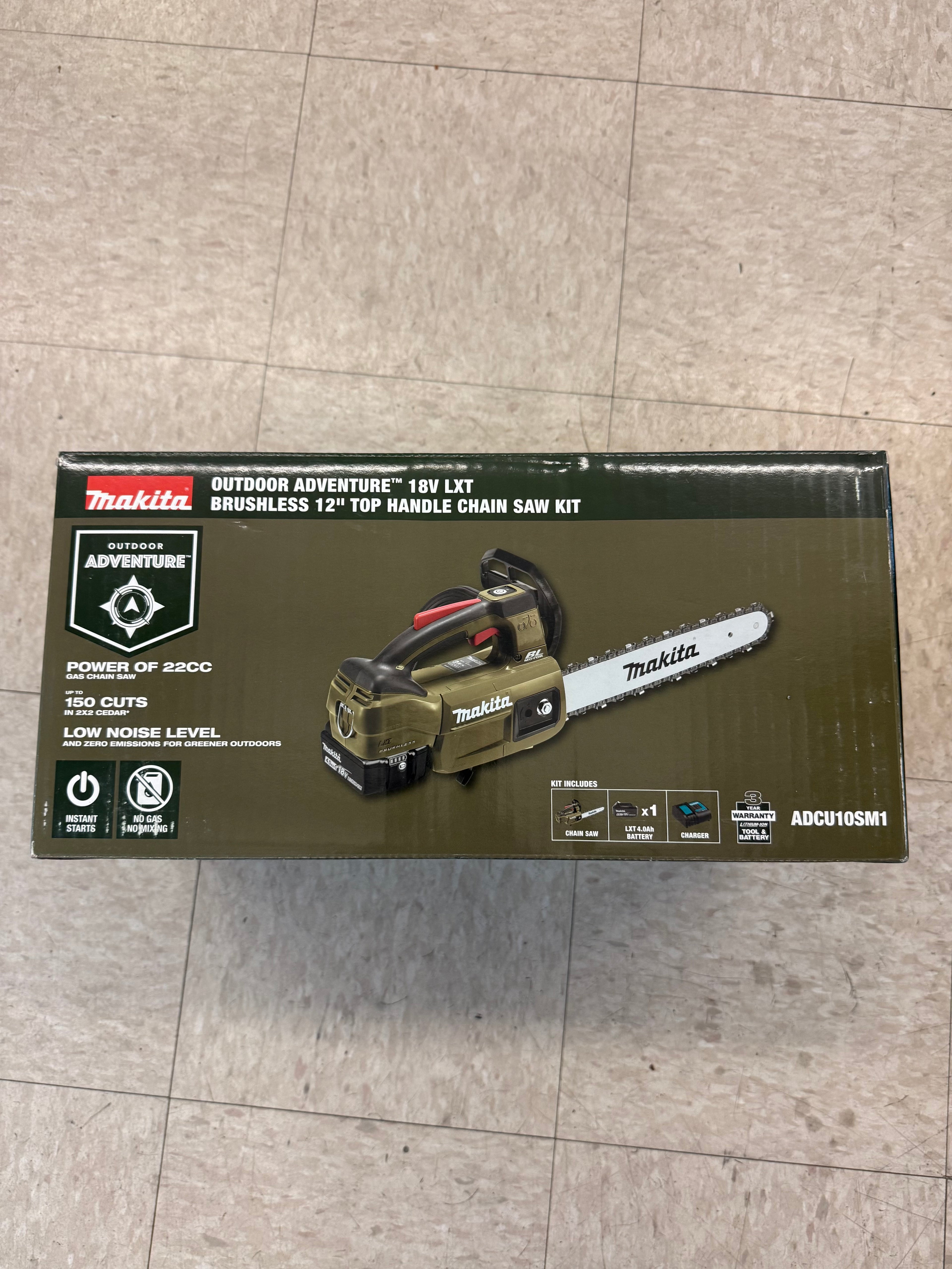 OUTDOOR ADVENTURE™ 18V LT BRUSHLESS
12" TOP HANDLE CHAIN SAW KIT