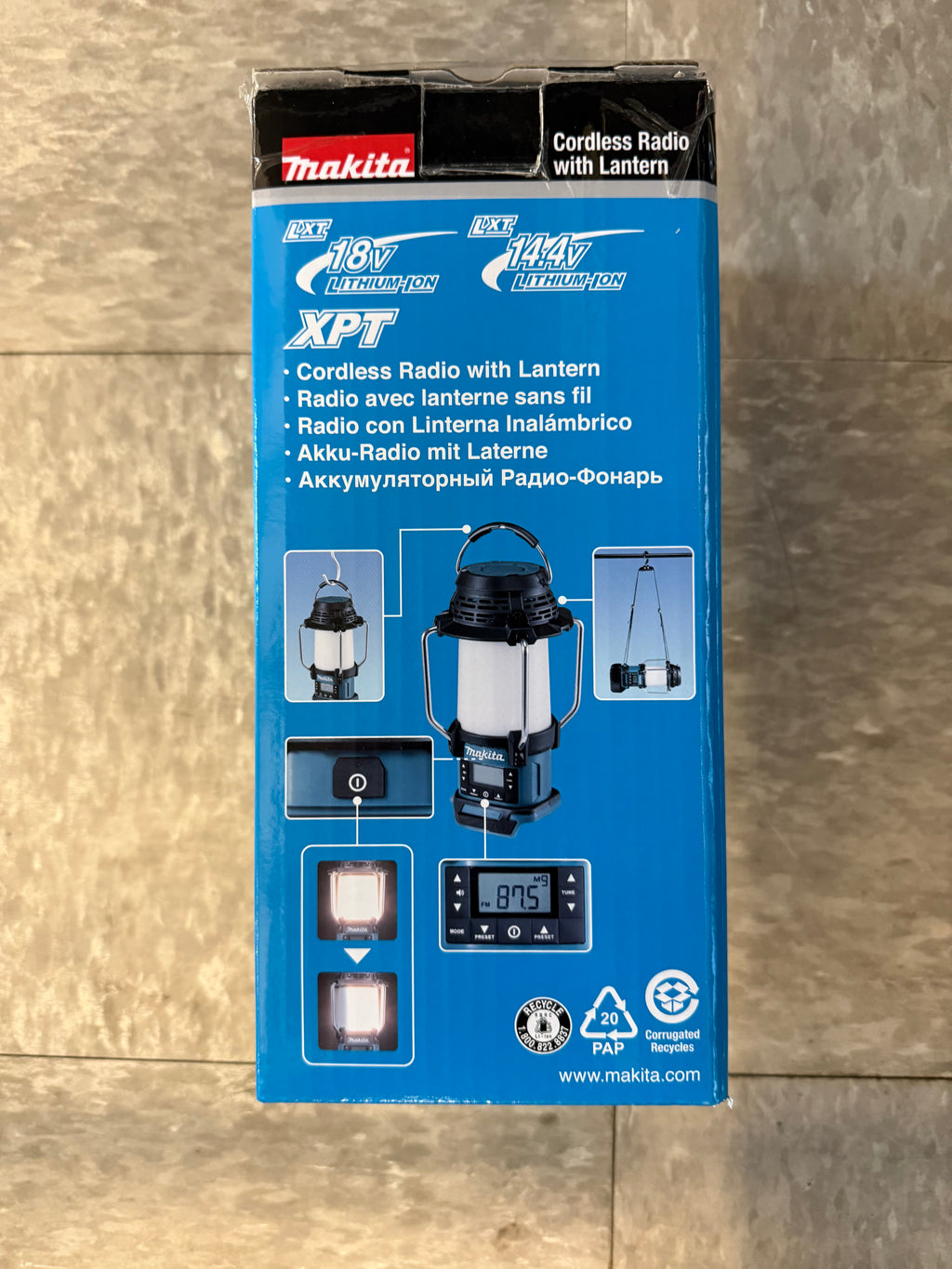 Cordless Radio with Lantern