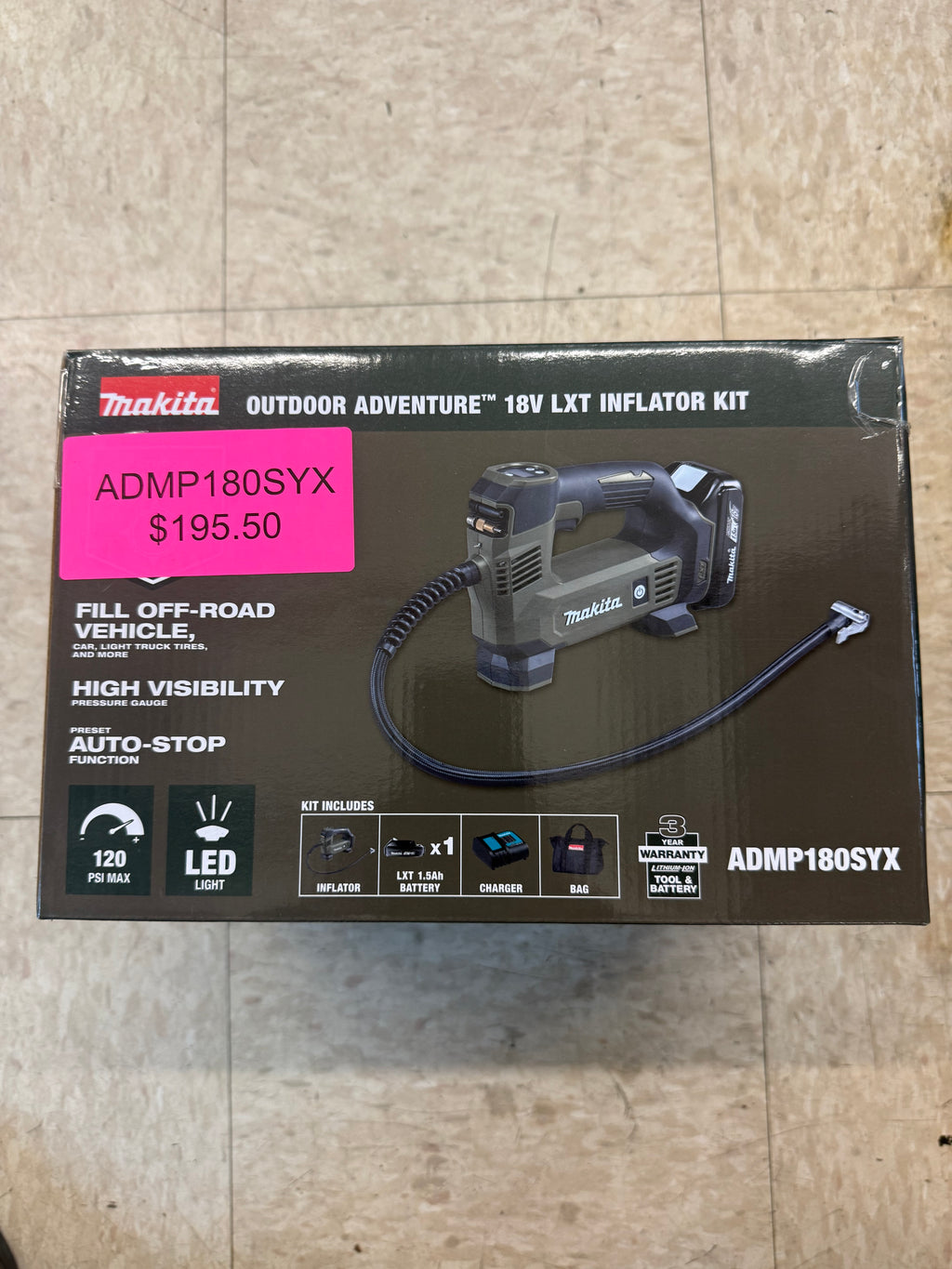 OUTDOOR ADVENTURE™ 18V LXT INFLATOR KIT