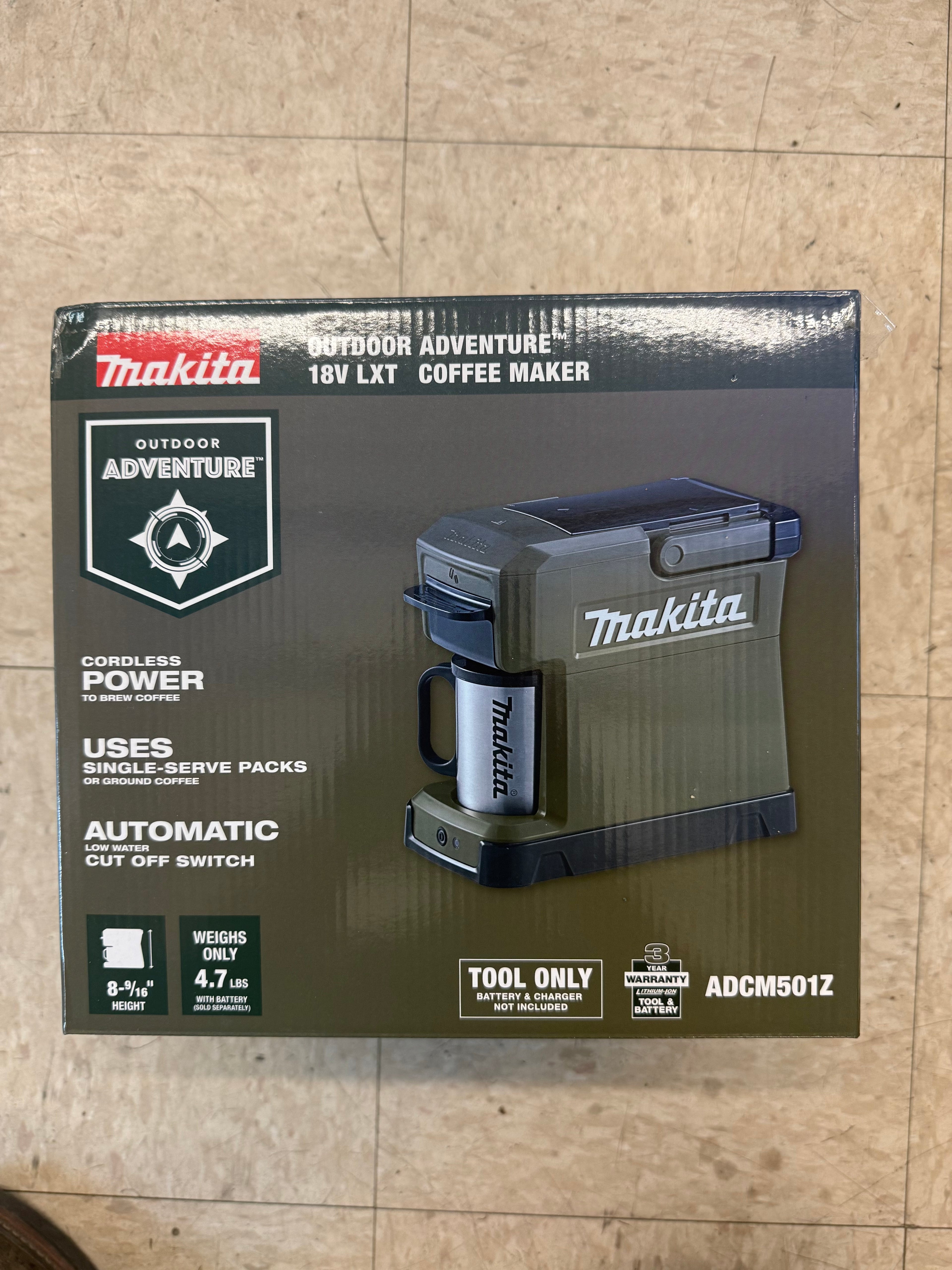 Makita Outdoor Adventure 18V LXT Coffee Maker