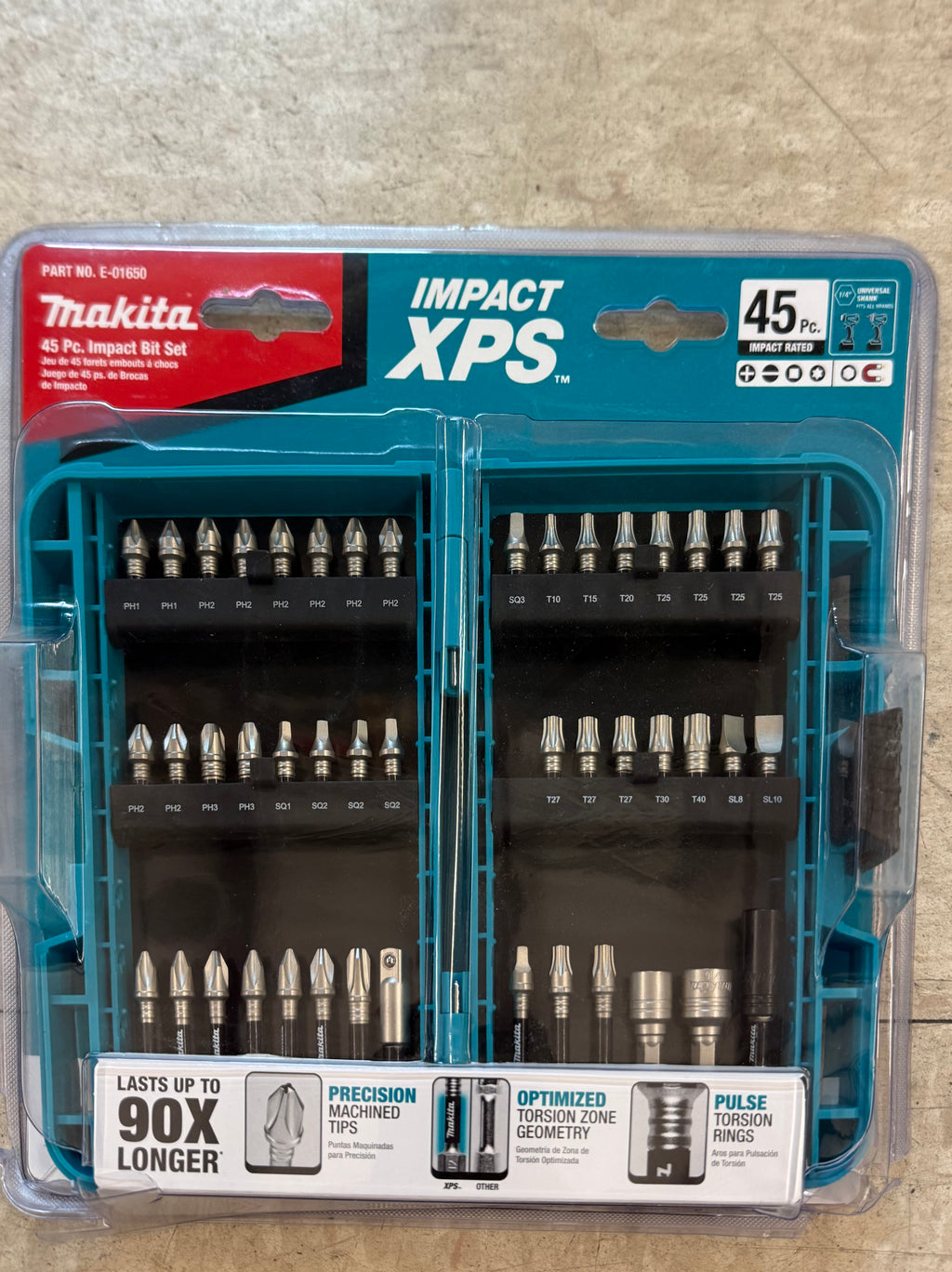Makita 45 Pc. Impact XPS Bit Set